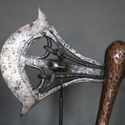 Hache De Prestige En Fer Forg&eacute; Et Cuivre - Songye, R&eacute;publique d&eacute;mocratique du Congo, Za&iuml;re