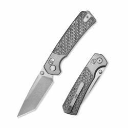 Couteau GEO Knife Blaze Lame Tanto Acier M390 Manche Titane Crossbar Lock GEO2503A
