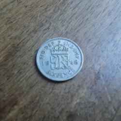 monnaie six pence georges VI  1948