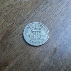 monnaie six pence georges VI  1940