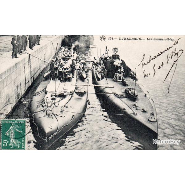 CPA - DUNKERQUE- Les Submersibles - N�1584