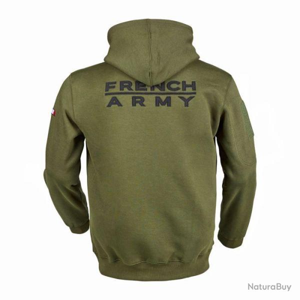 SWEAT FRENCH ARMY VERT OD L