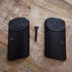 Plaquettes de crosse pistolet Browning 1906