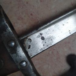 Ba&iuml;onnette polonaise MOD.74  . FRANCE m.1874 RARET&Eacute;