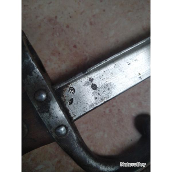 Ba�onnette polonaise MOD.74  . FRANCE m.1874 RARET�