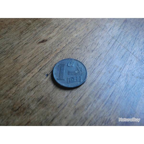 monnaie nederland  1 ct 1944