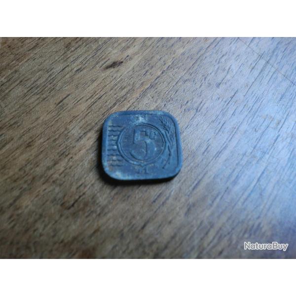 monnaie nederland  5 ct 1941