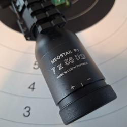 Lunette Meopta Meostar R1 7x56 RD avec montage et piggy back