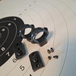 Montage fixe 1 pouces pour Mauser 98 acier