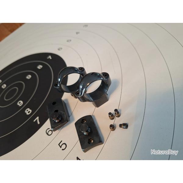 Montage fixe 1 pouces pour Mauser 98 acier