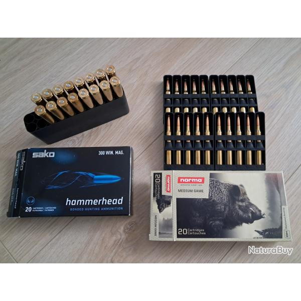 Cartouches 300 Win.Mag