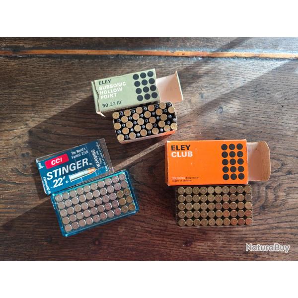 Cartouche 22 LR : 3 bo�tes