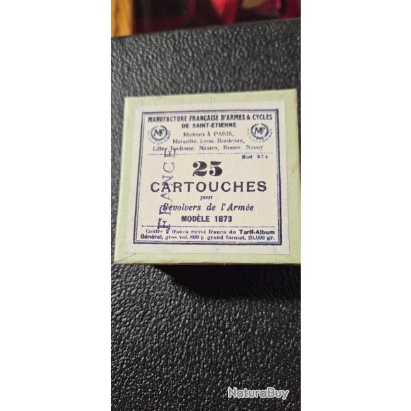 BOITE VIDE CARTOUCHES 1873 (repro)