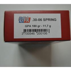 1 BOITE DE 20 MUNITIONS  SOLOGNE CALIBRE 30-06 GPA 180GR/11.7 G NEUVE