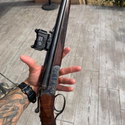 MAGNIFIQUE Carabine Express MERKEL 141 jasp&eacute; cal 9.3X74R + aimpoint Acro c-2