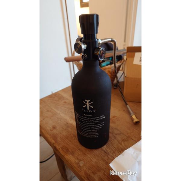 TUXING 3000psi 0,75l 750cc cylindre en aluminium haute pression r�servoir d'air oxyg�ne