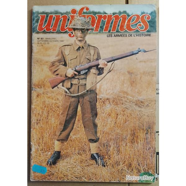 Uniformes n� 57 -1980-  les arm�es de l'histoire