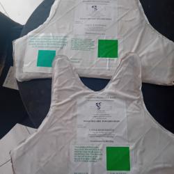 Ench&egrave;re lot de 2 plaques balistiques contre les armes de poings et les lames 48X47 cm