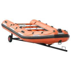Remorque de bateau 212-302 cm Longueur ajustable 160 kg Acier