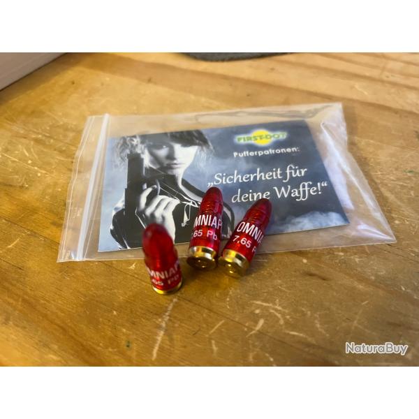 3 Douilles Amortisseur 7.65 para (30 luger)