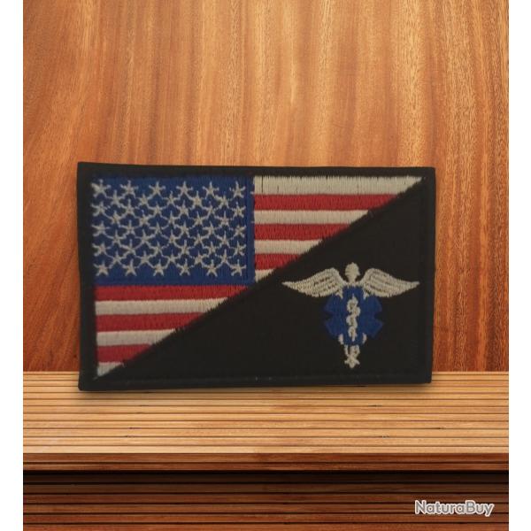 ecusson brod� patch rescue m�dical 8/5CM scratch velcro