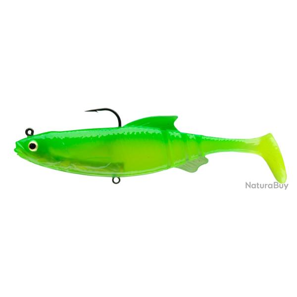 Leurre souple DAIWA prorex lazy ghost lime chart 16cm