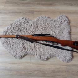 schmidt rubin K31 7.5x55 + rail picatinny + frein de bouche