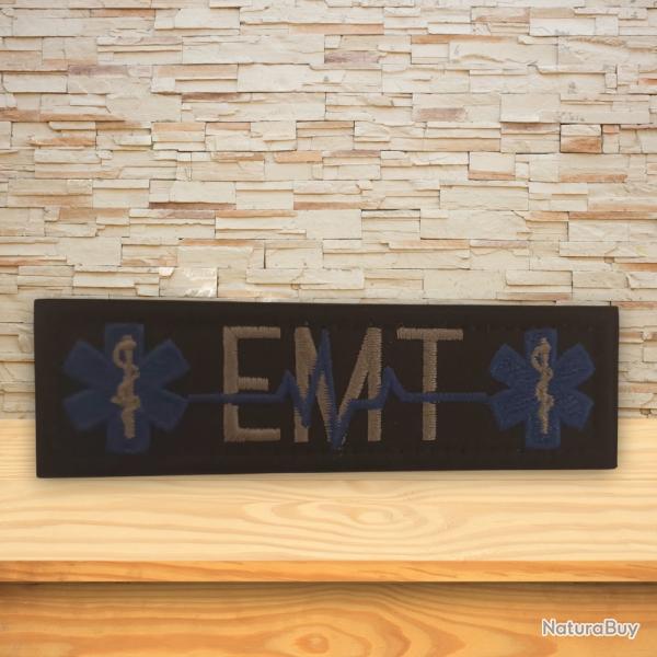 ecusson brod� patch rescue m�dical 9/3CM scratch velcro