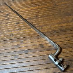 RARE BAIONNETTE A DOUILLE 1871 SPANISH REMINGTON ROLLING BLOCK RIFLE