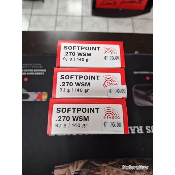 1 BOITE GECO 270 WSM 140 GR 9.1g