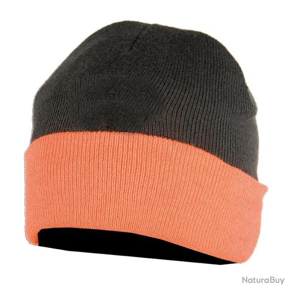 SOMLYS BONNET DE CHASSE ENFANT REVERSIBLE ORANGE ET VERT