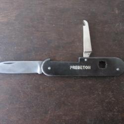 Canif publicitaire de peintre "Prebeton" 1960