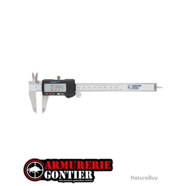 Frankford Arsenal� Electronic Caliper - Pied � coulisse �lectronique de pr�cision pour le rechargeme