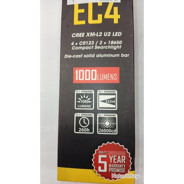 NITECORE EC4 1000 LUMENS