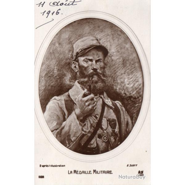 CPA - D'apr�s l'illustration la M�daille Militaire N�6036