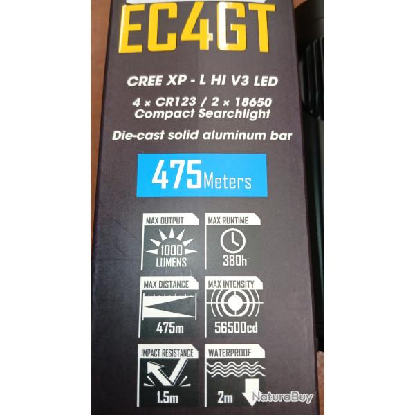 NITECORE EC4GT1000 LUMENS