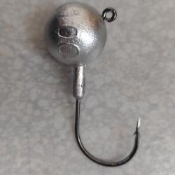 Lot de 10 t&ecirc;tes plomb&eacute;es 100g 7/0