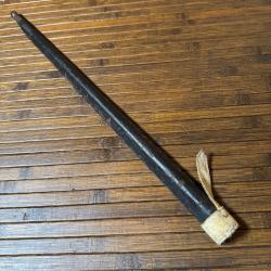 RARE FOURREAU CUIR POUR BA&Iuml;ONNETTE A DOUILLE AN lX - 1777 et compatible ANGLAISE ENFIELD