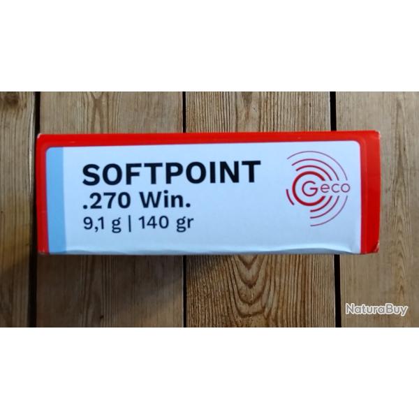 .270win GECO sp 140gr boite 20