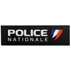 Bandeau d'identification PVC - Police Nationale 3 x 11 cm