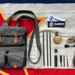 Ensemble Sacoche Porte-chargeurs, Sangle et Accessoires d'entretien d'origine pour ZASTAVA M76 - JNA