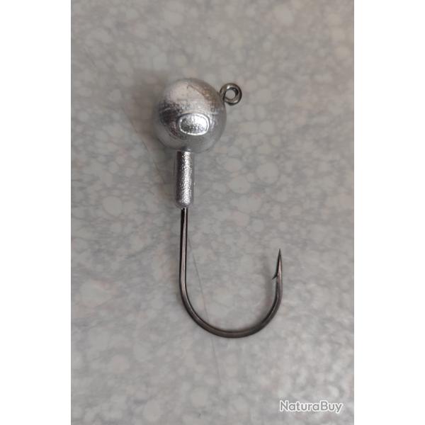 Lot de 10 t�tes plomb�es 40g 7/0