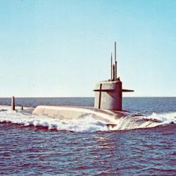 CPA - Marine de Guerre -  Sous-Marin U.S.S.THOMAS A. EDISON SSBN610 -N&deg;6058