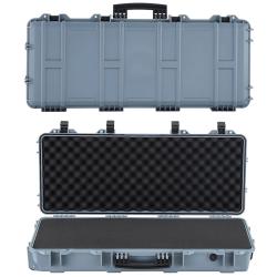 &Eacute;tui rigide pour fusil 93 cm, &eacute;tanche IP67, couleur grise