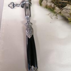 Fer &agrave; gigot &eacute;b&egrave;ne, pince forg&eacute;e inox