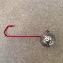 Lot de 3 t&ecirc;tes plomb&eacute;es 200g 12/0