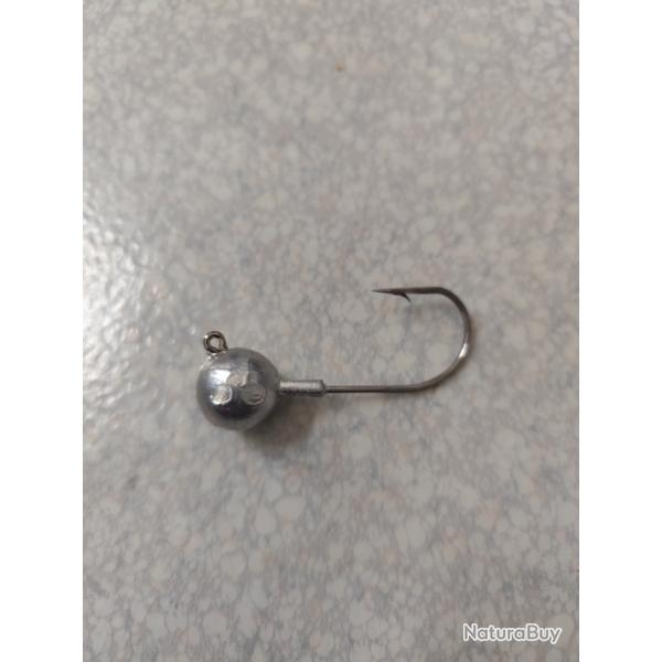 Lot de 10 t�tes plomb�es 35g 6/0