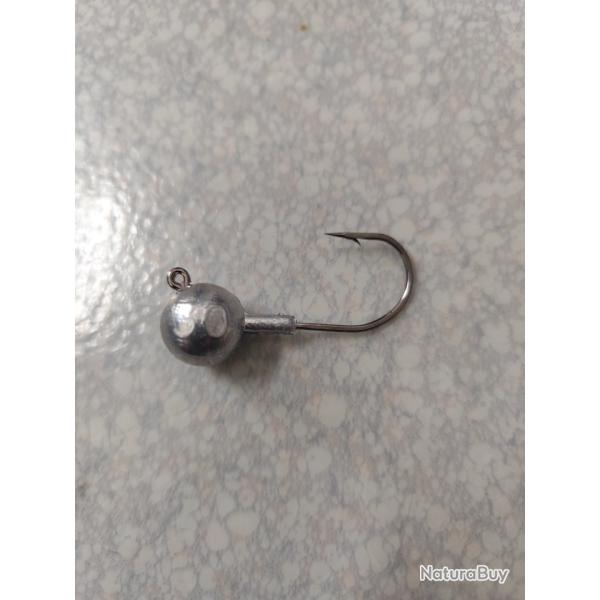 Lot de 10 t�tes plomb�es 30g 5/0