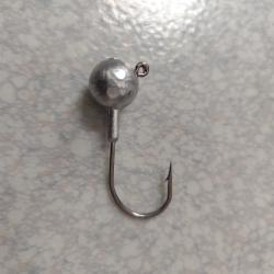 Lot de 10 t&ecirc;tes plomb&eacute;es 25g 4/0