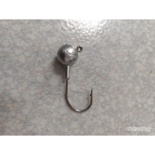 Lot de 10 t�tes plomb�es 25g 4/0